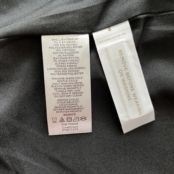 NWT Ann Taylor Tweed Mid Length Belted Blazer Jacket XS - Picture 10 of 15